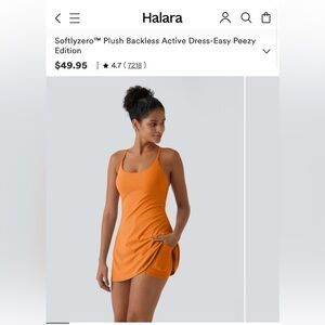 HALARA Softlyzero™ Plush Backless Orange Swim Coverup